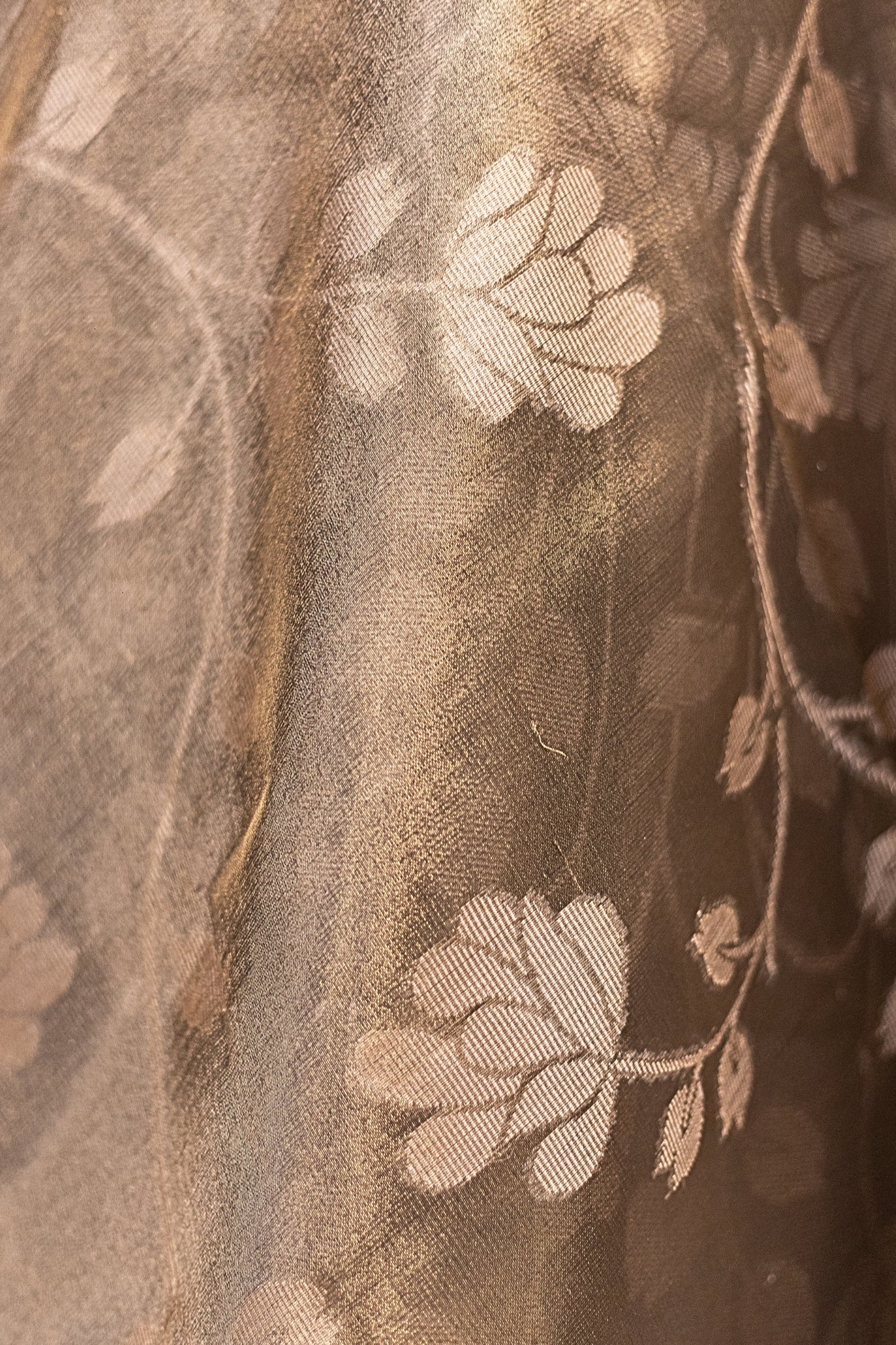 Banarasi Tissue Saree(Copper)
