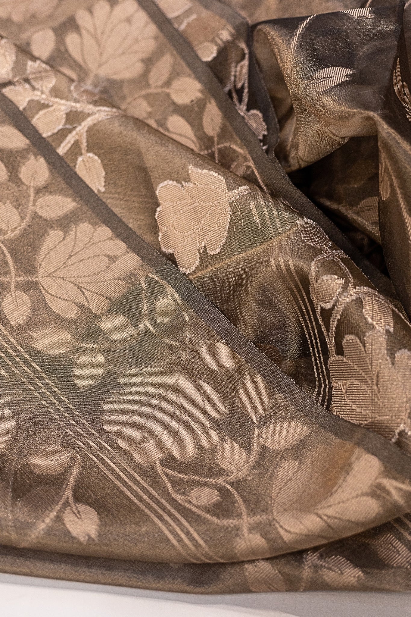 Banarasi Tissue Saree(Copper)