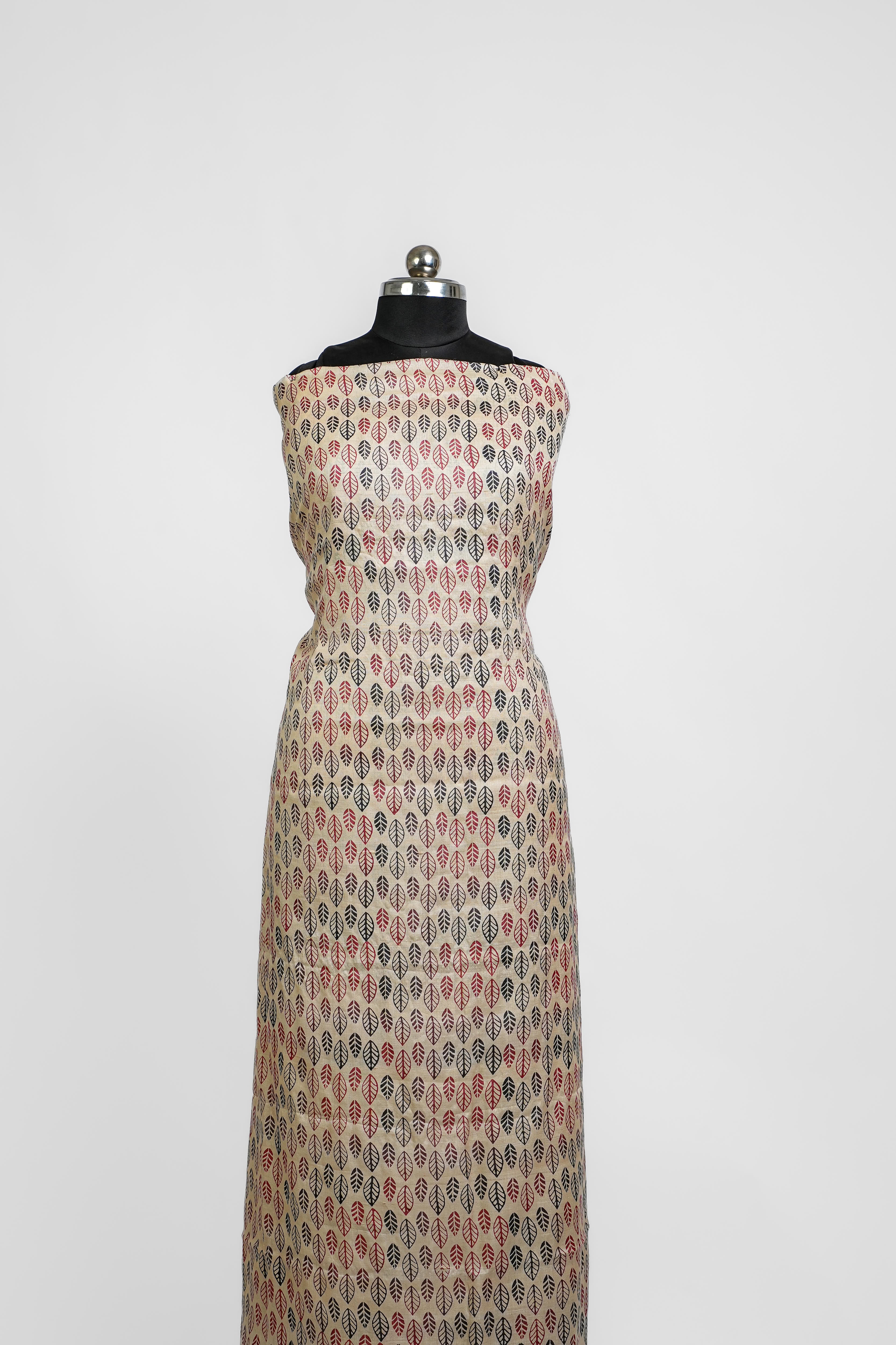 Bengali Silk Suit(Off-White)